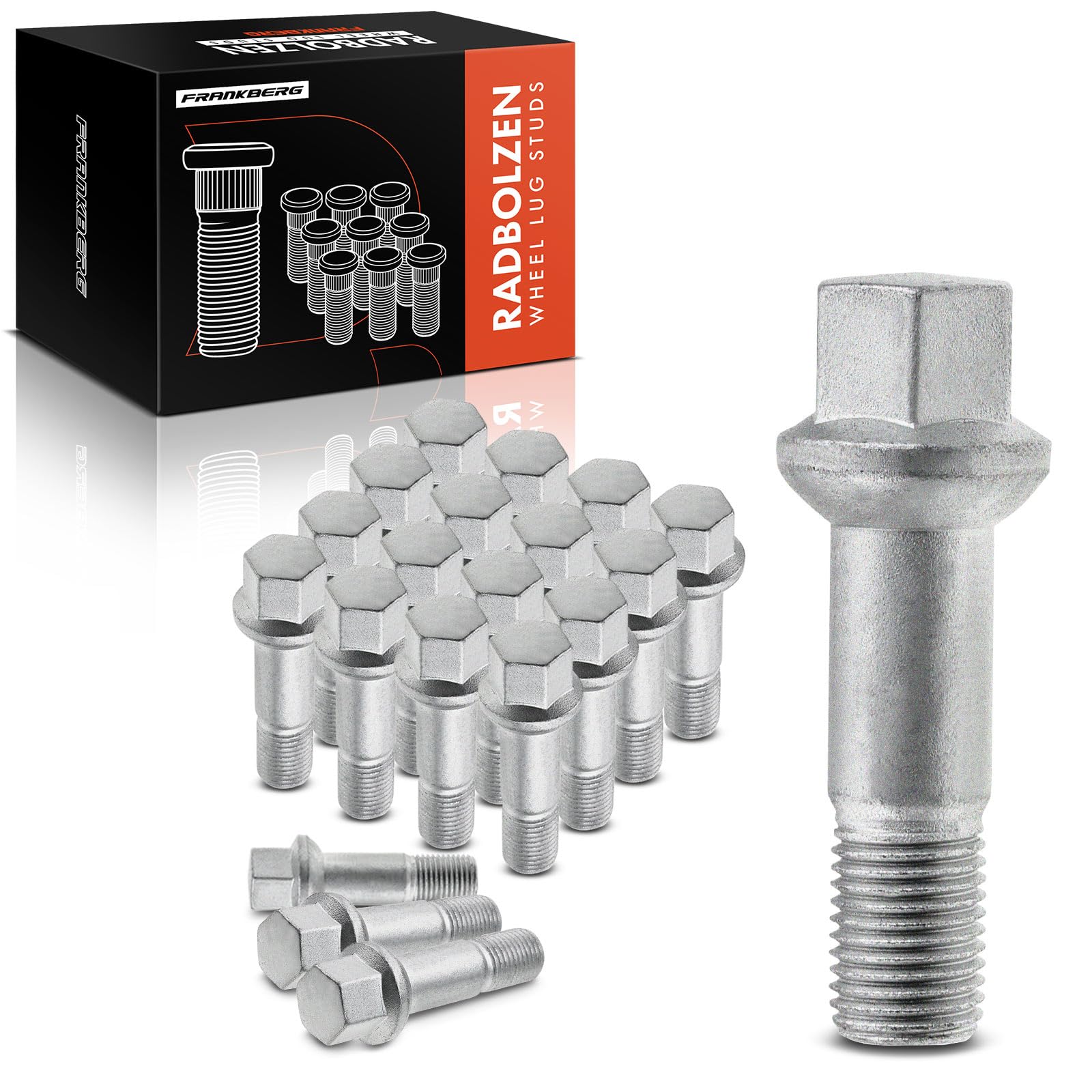 Frankberg 20x Bulloni per ruota Vite ruota M14x1.5 Compatibile con W461 W463 X164 X204 W164 V251 W251 W140 W220 C140 C215 1991-2025 A0009905307