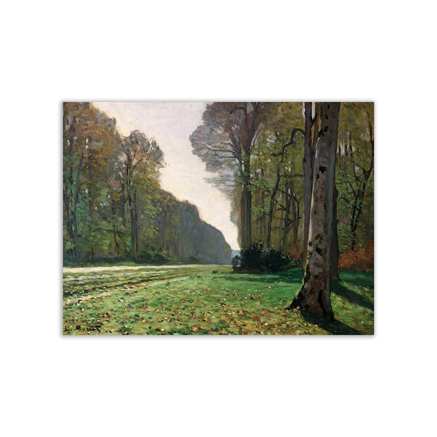 Impression Claude Monet Le Pavé de Chailly poster 70x50 cm décoration murale