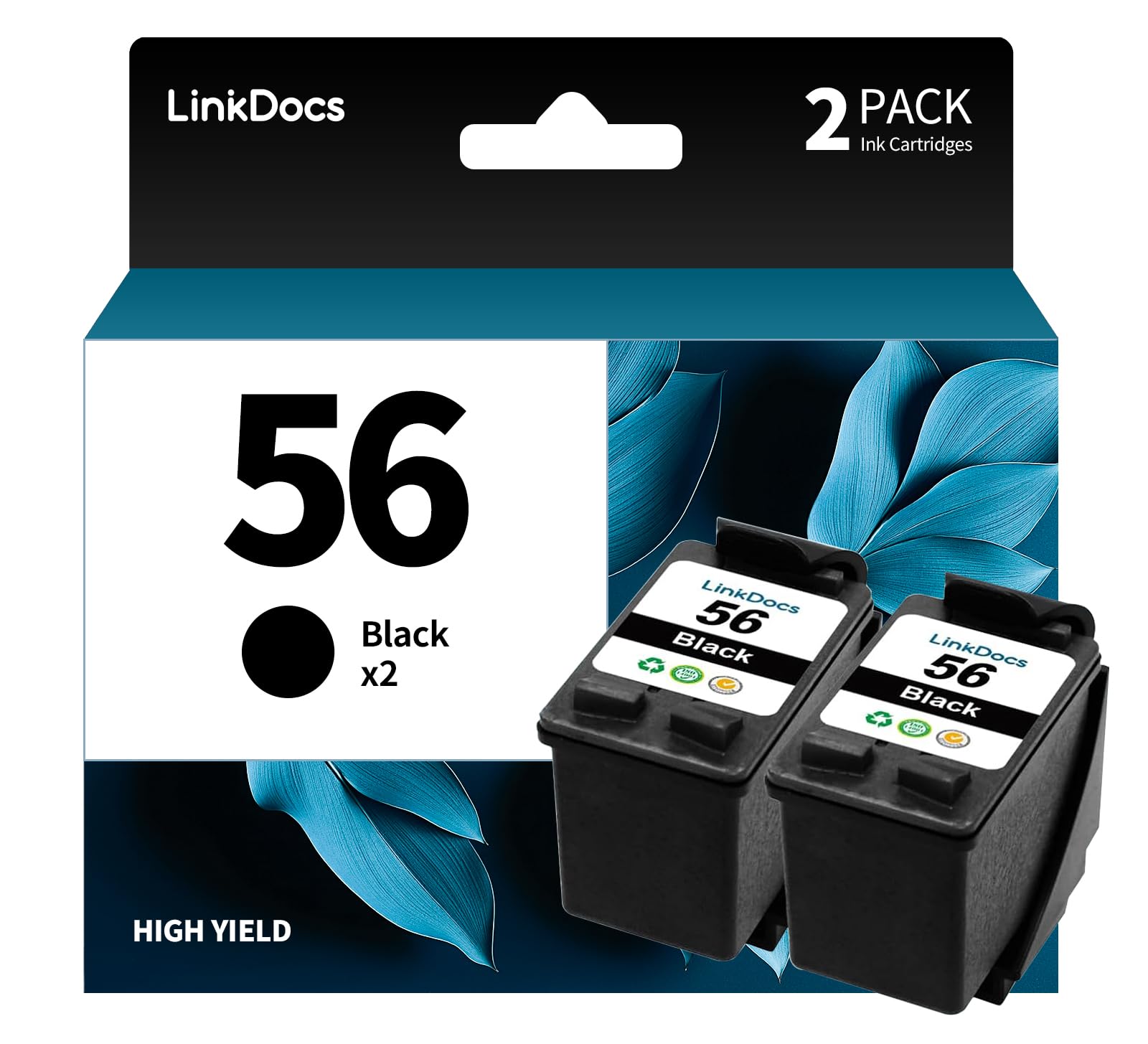 Amazon.com: LinkDocs 56 Black Ink Cartridge Remanufactured