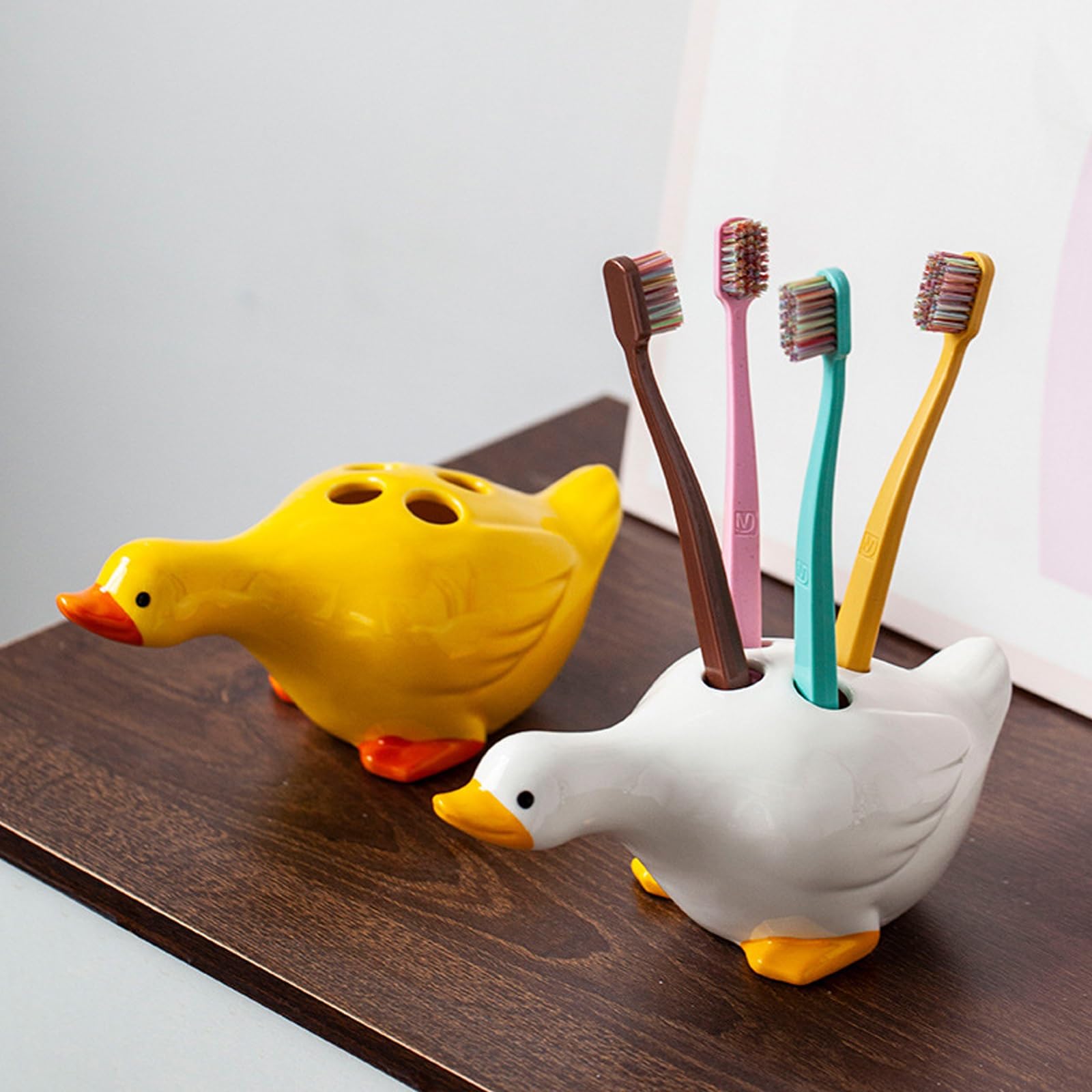 F&F School Unisex 2-Pack Crew Neck T-Shirts In White - Groceries