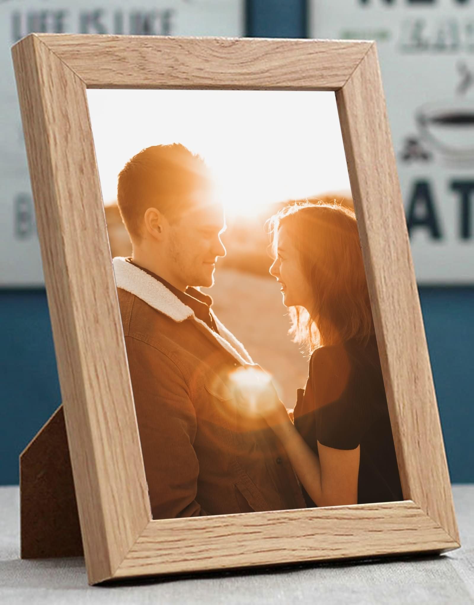 Amazon.com - Homxi 5.8x8.3 Frame Wood Vertical or Horizontal,MDF