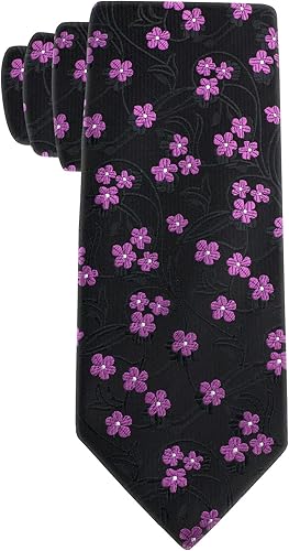 Miniatura 4 de Scott Allan Collection Corbatas florales para hombre - Corbata de flores tejida jacquard