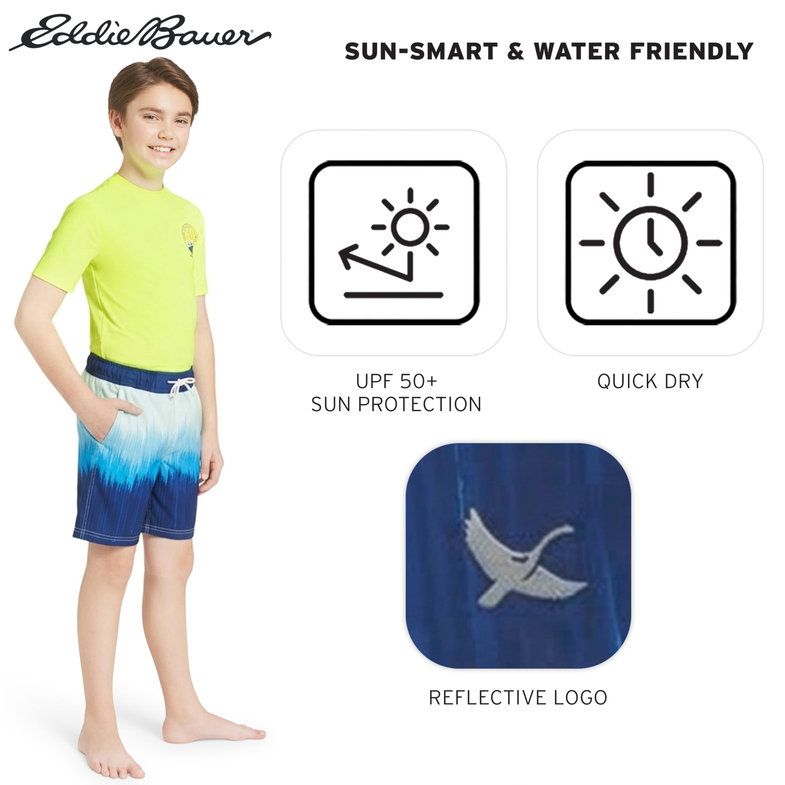 Eddie Bauer Costume a Pantaloncino Bambini e Ragazzi