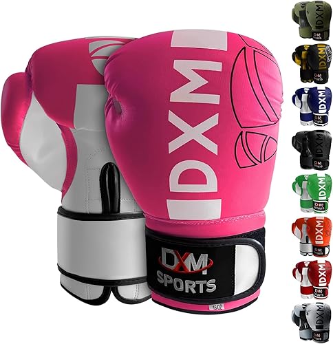 Miniatura 11 de Guantes de boxeo para hombres y mujeres, guantes de entrenamiento de boxeo, guantes de kickboxing, guantes de sparring, guantes de entrenamiento de