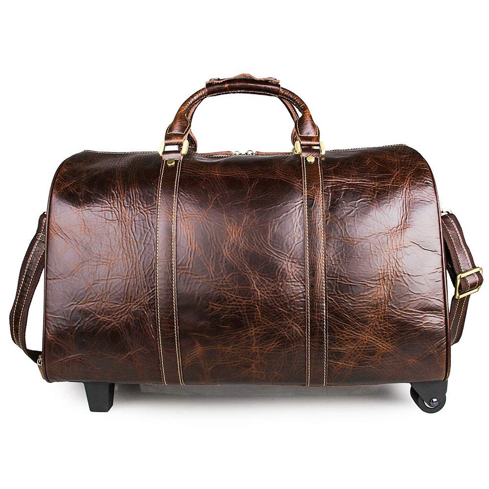 leather trolly bag