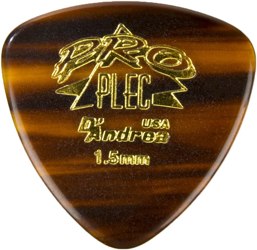 D'Andrea PRO-346 Rounded Triangle Plec, 12-Piece, Shell, 1.5mm