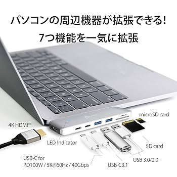 j5 create グラフィックボード JCD382 JCD382 MacBook Pro/Air専用 7-in-1 マルチアダプター – new-jp