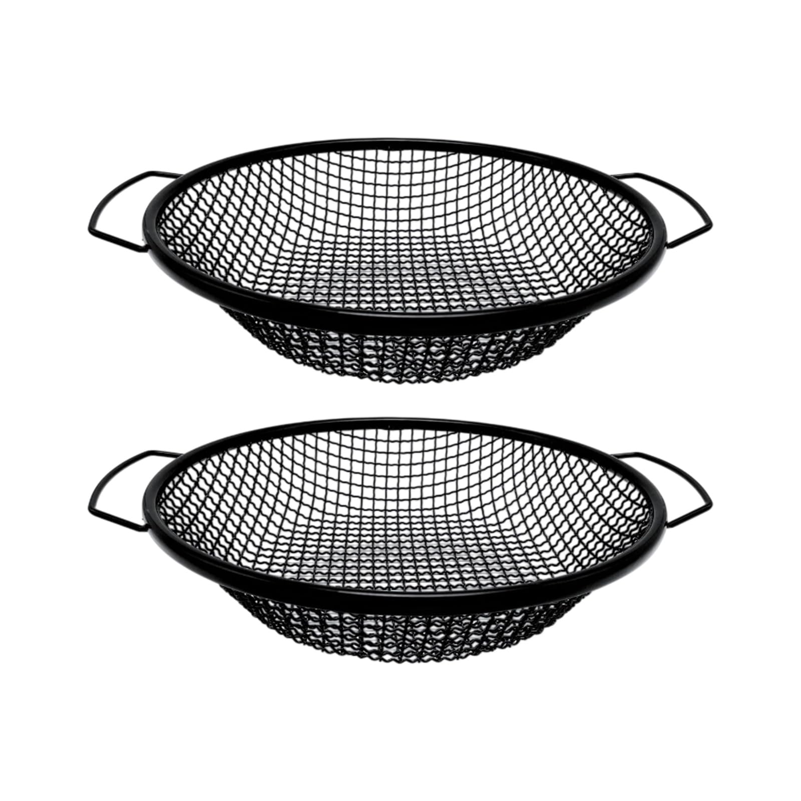 Set di setacci per terriccio da giardino in rete metallica con maniglie laterali, setaccio rotondo per terriccio da 30 cm, per terriccio per terriccio e compost, separatore di sporco, detergente per