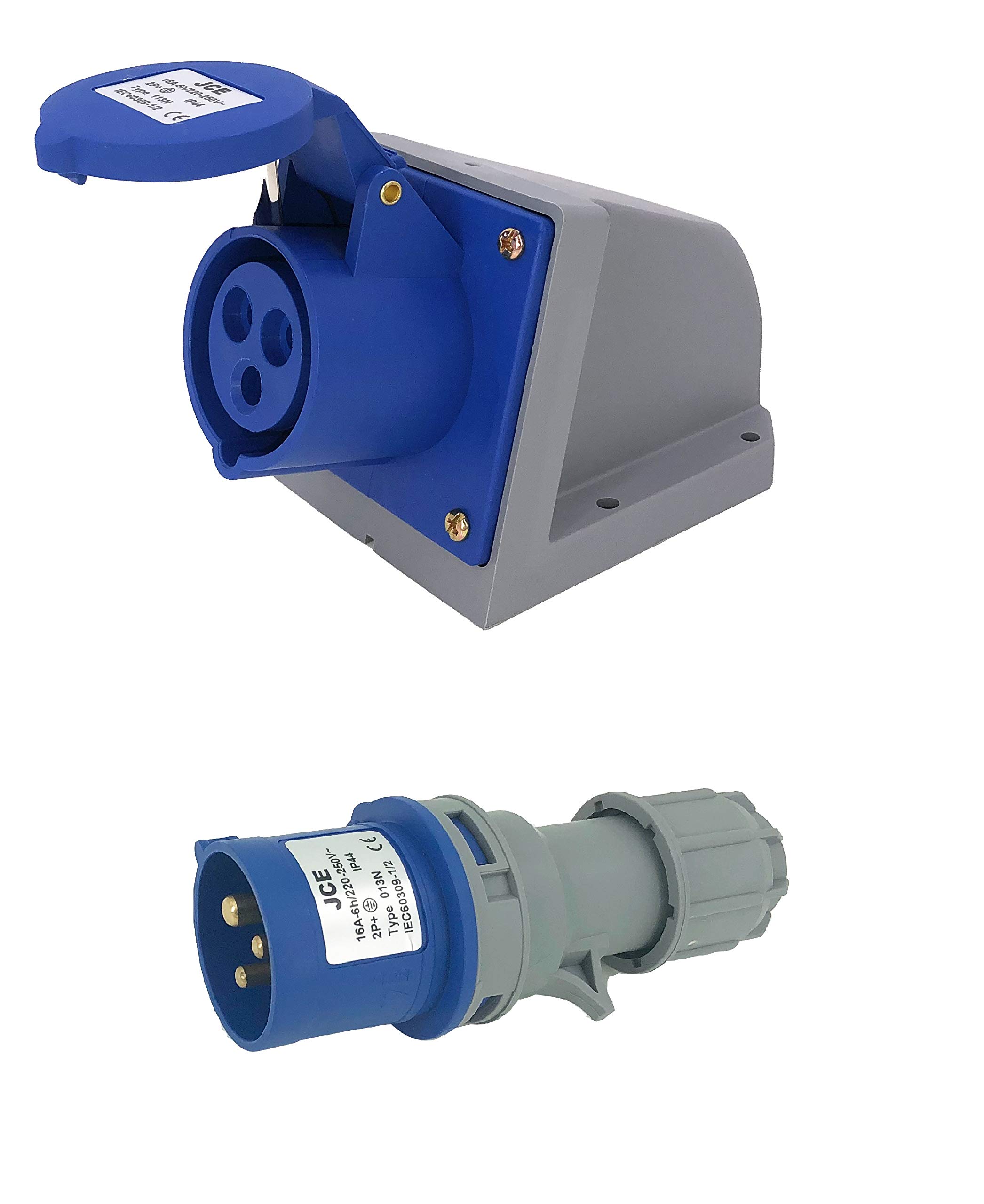 32 Amp 3 Pin Plug 220 - 250 Volt 2P E Weatherproof... - Grandado - Foto 3