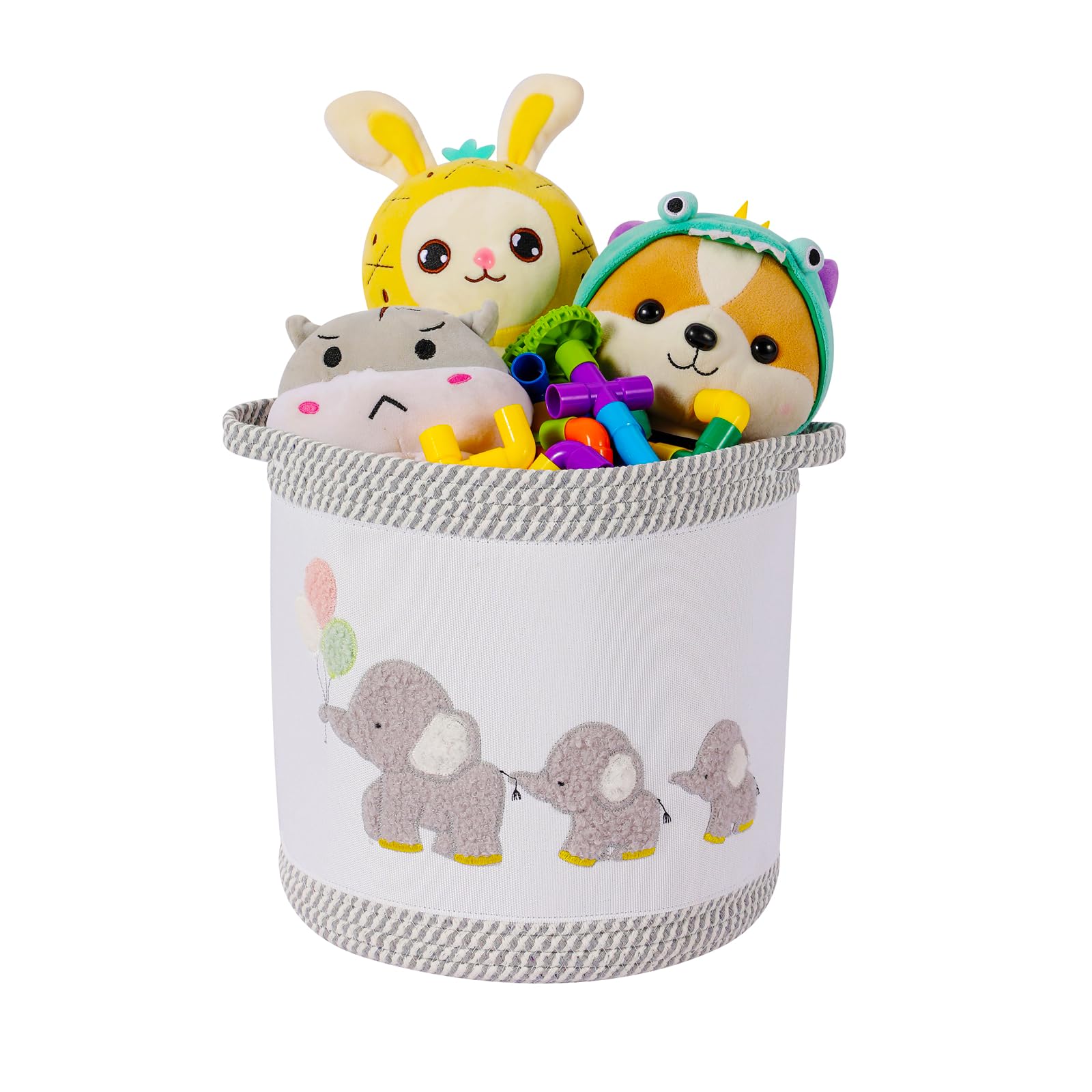 Baby Toy Basket Baby Washing Baskets Toy Storage Box, Kids Laundry Hamper Blanket Baskets