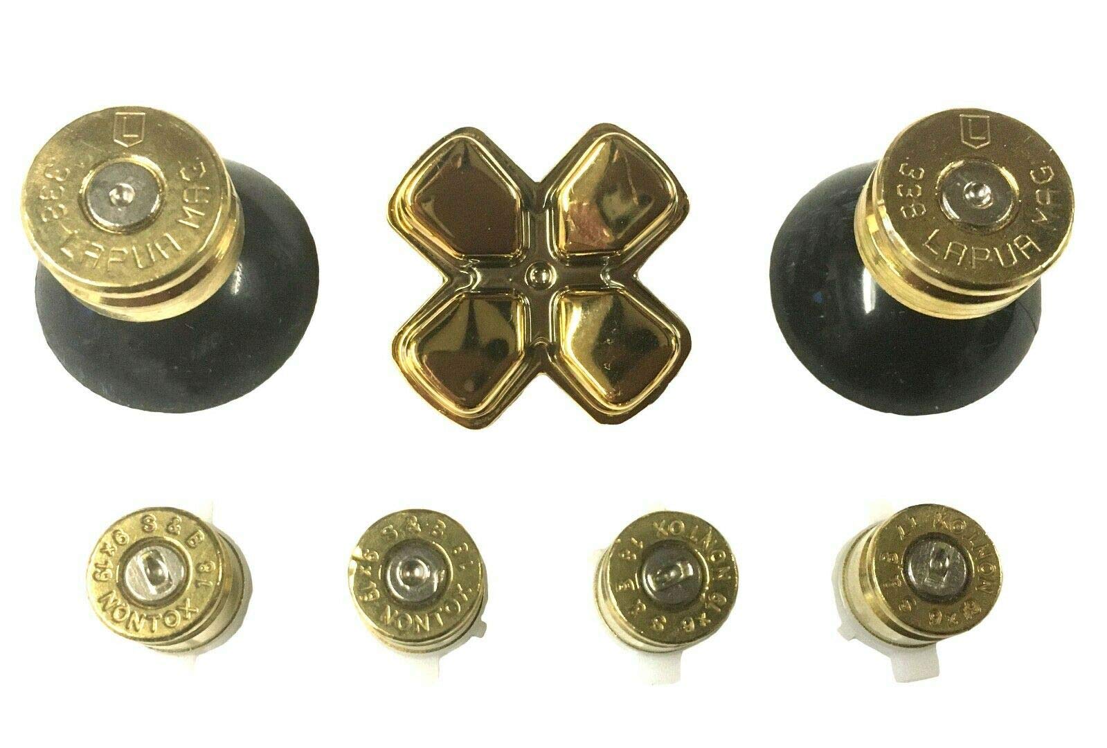 GREENZONE Bullet Action Buttons, D-Pad & Thumbsticks - Custom Made PS5 Kit to fit Sony PlayStation 5 Controller