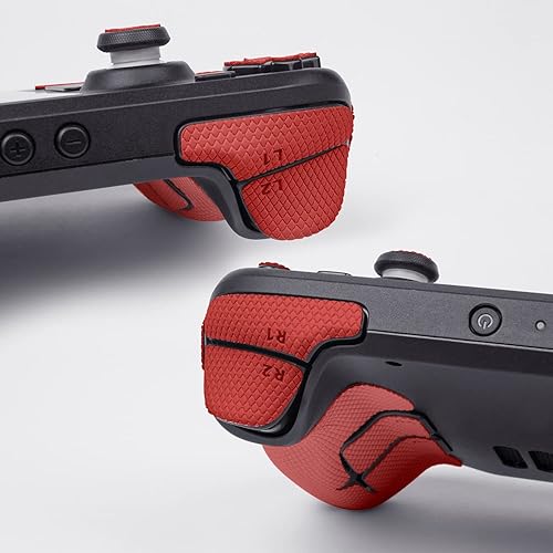 Vista 4 de TALONGAMES Empuñaduras de control para Steam Deck (rojo)