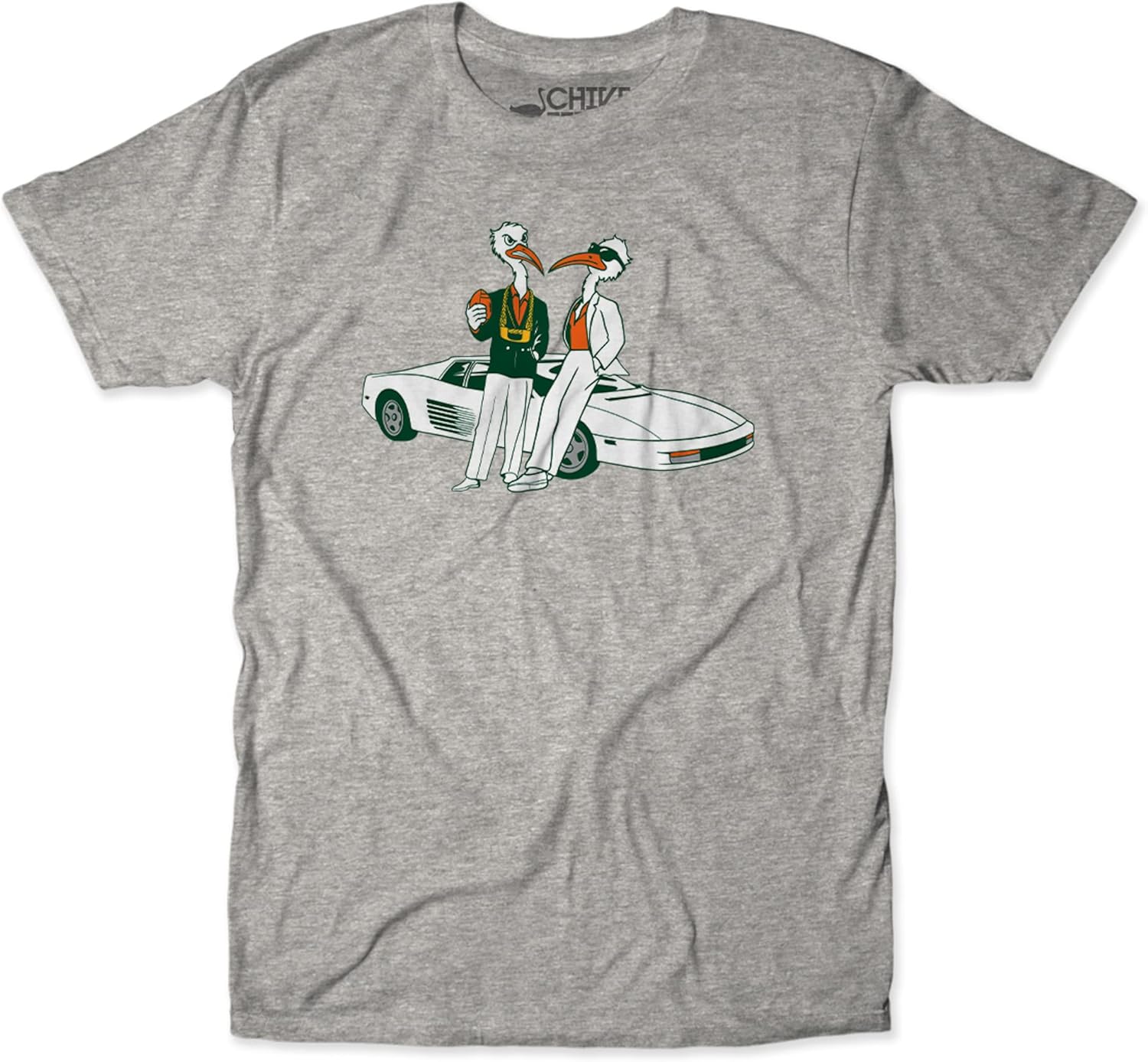 theCHIVE Miami Vice College Football Tee – Soft Unisex Tailgate Shirt