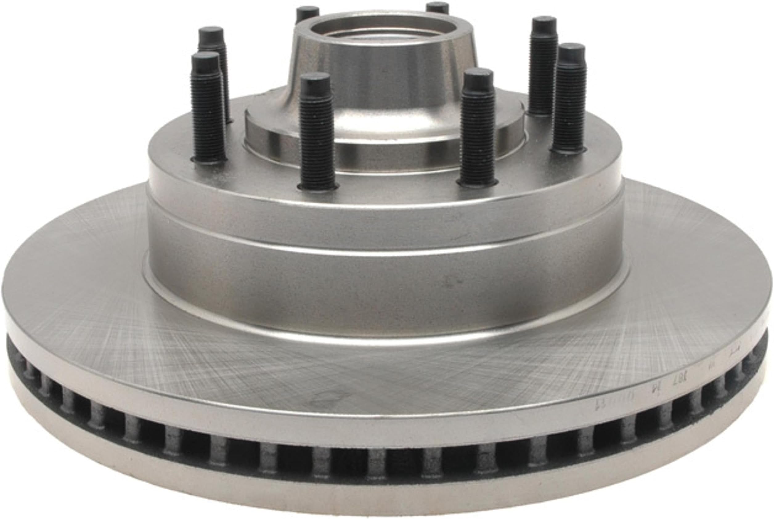 ACDelco Silver 18A957A Front Disc Brake Rotor And Hub Assembly - Non-Coated OEM Replacement