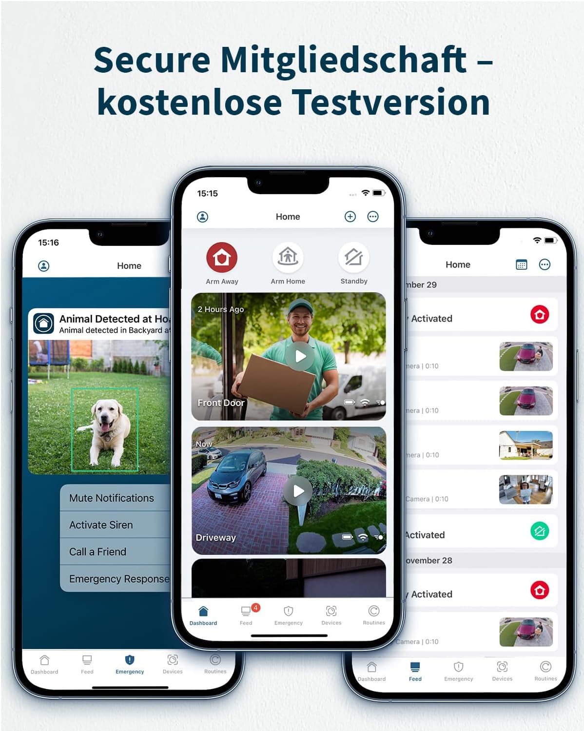 Arlo 2K HD Video Türklingel Mit Kamera & Türgong Kabellos, WLAN Doorbell, Bewegungsmelder, 2-Wege-Audio, Ring Sirene, Haustür Nachtsicht, Smart, Alexa Kompatibel + Arlo Secure Plan Testzeitraum