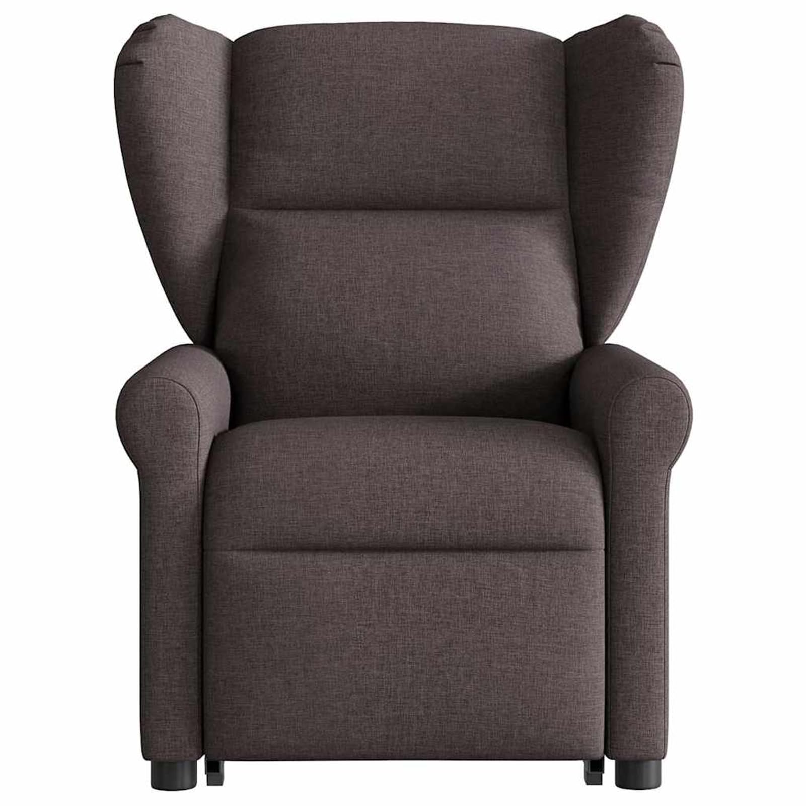 Gecheer Relaxsessel mit Aufstehhilfe Elektrisch Dunkelbraun Stoff Relaxsessel Fernsehsessel Lesesessel für Wohnzimmer Schlafzimmer Leseecke Gästezimmer