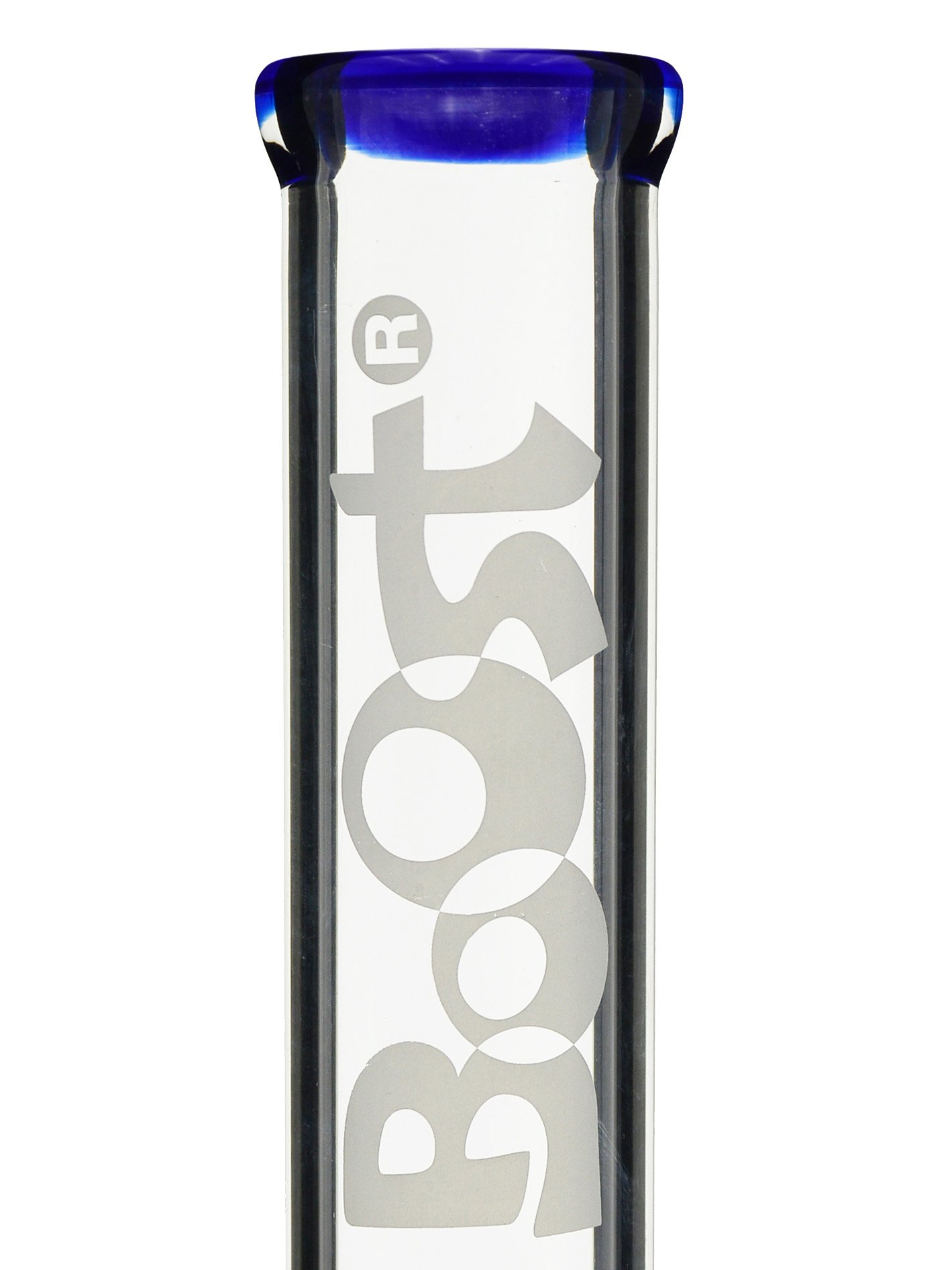 Boost Bong mit farbigen Applikationen, gerade - 38 cm, 18,8 mm - Head&Nature Bong-Kollektion
