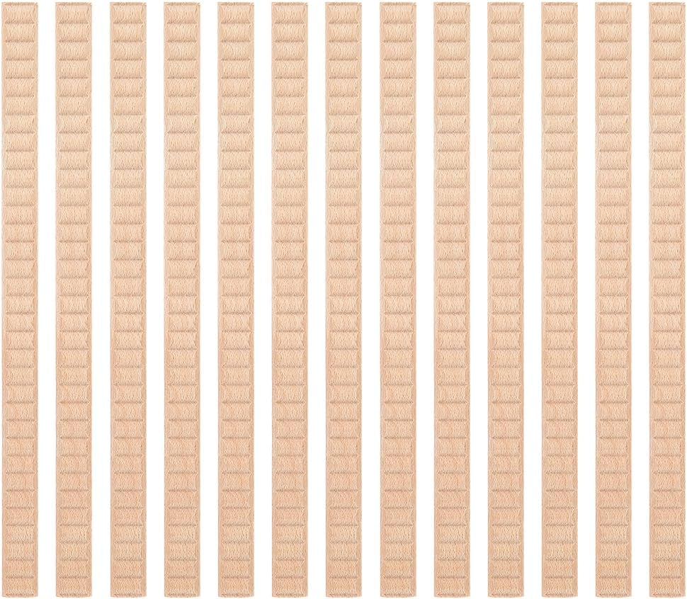 OLYCRAFT 25Pcs 3D Decorative Wood Trim Molding Unfinished DIY Trims 15.8 Inch Gourd Wooden Trim Molding Decorative Bobbin Wood Trims for Home Wall Door Border Ceiling Cabinet-0.6 Inch Wide