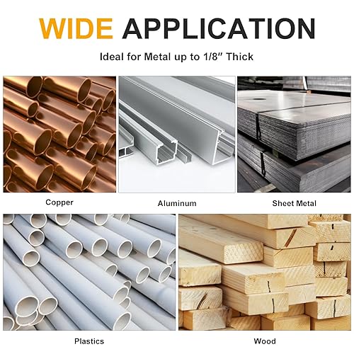 Miniatura 7 de Unibit - Juego de 3 brocas escalonadas, vástago hexagonal de 14 de pulgada, acero de alta velocidad, brocas escalonadas para metal, madera,