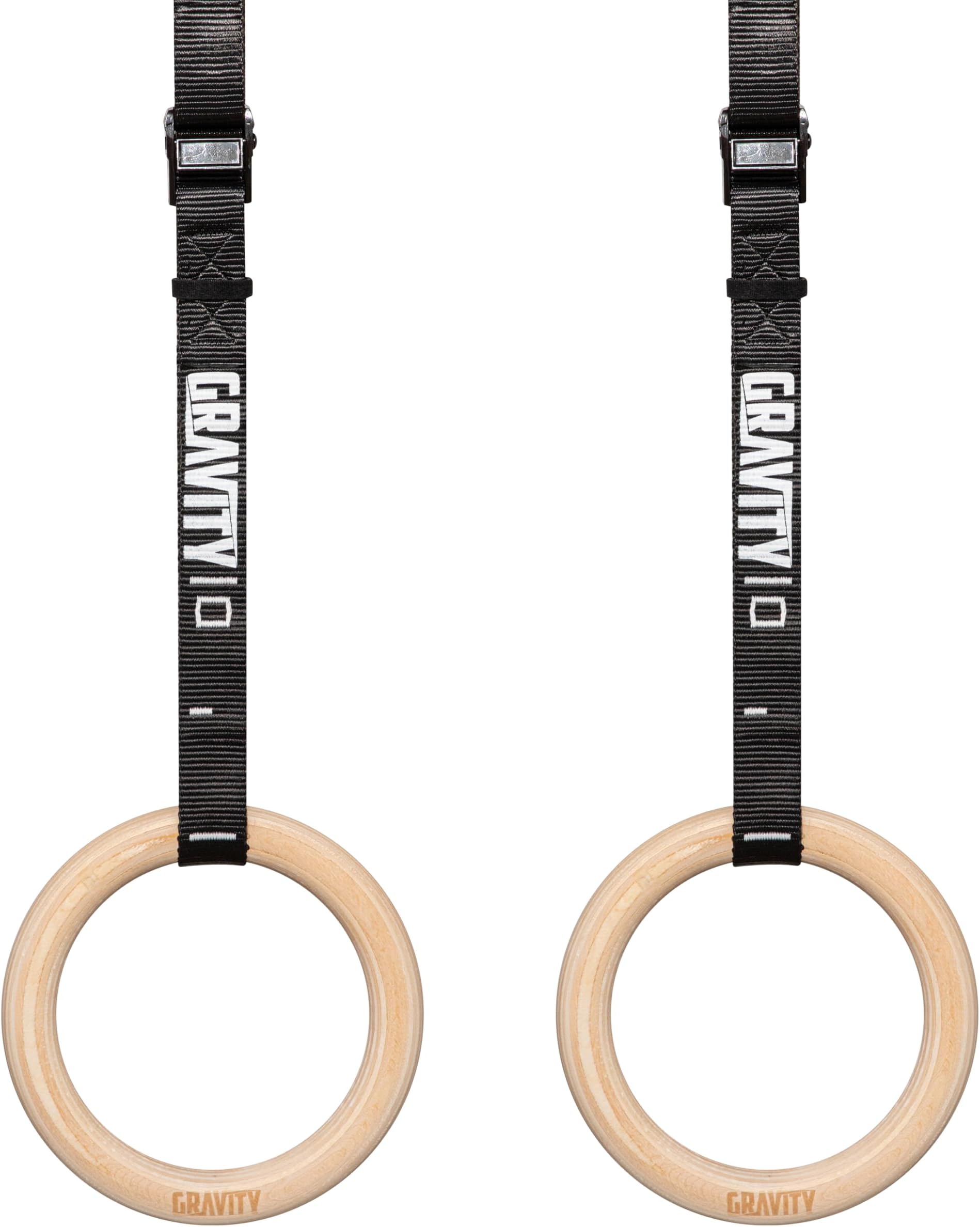 Gravity Fitness wooden Gymnastic Rings