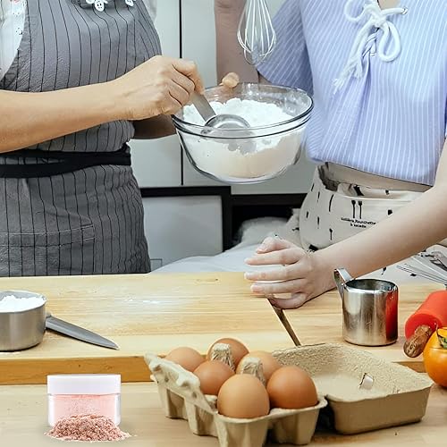 Miniatura 6 de LEBERY - Purpurina comestible - Purpurina comestible de oro rosa para bebidas alimentos pasteles y postres - 014oz - Brillo comestible para tartas -