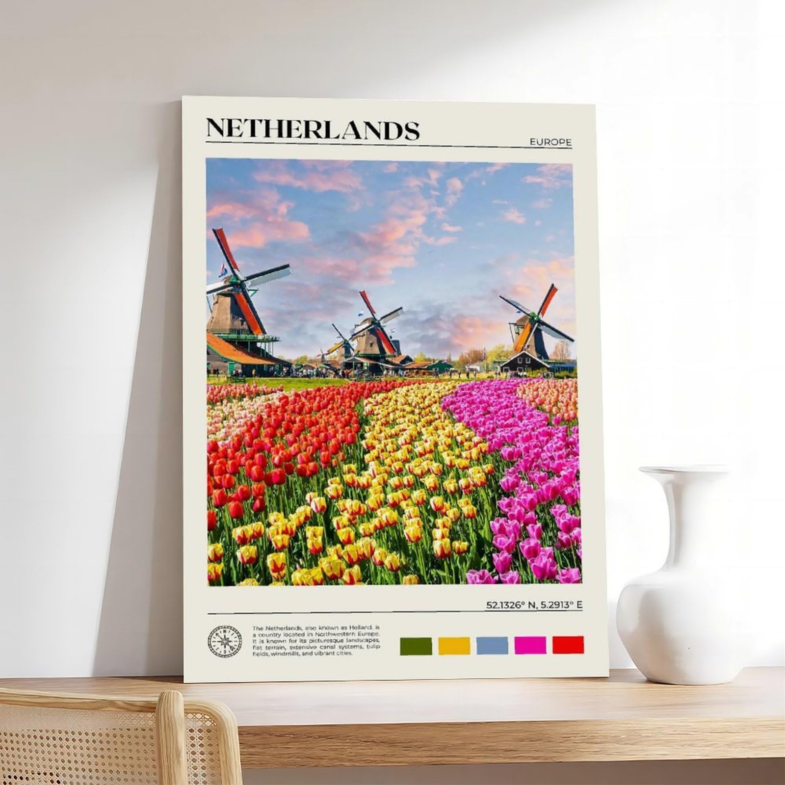 Kunstdruck auf Leinwand, echtes Foto, Poster für Schlafzimmer, Büro, Schlafzimmer, Geschenk, 61 cm L x 91,4 cm W