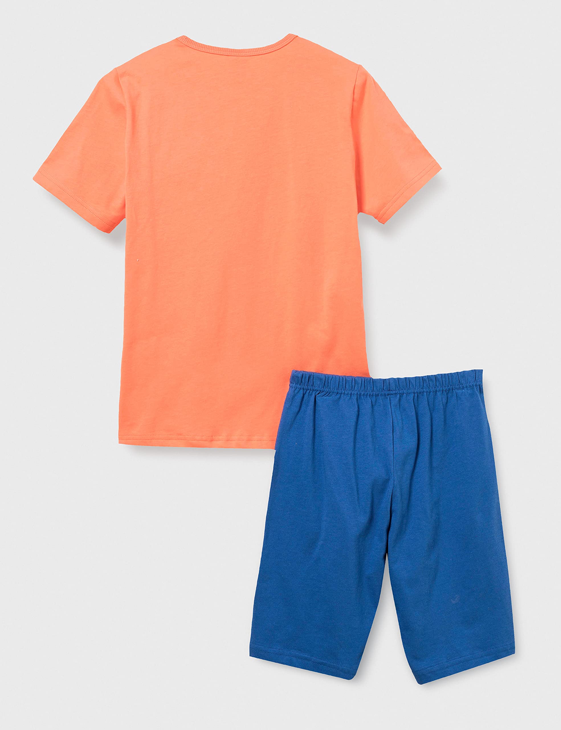 Sanetta Jungen Pyjama Short Orange Baby-und Kleinkind-Schlafanzüge