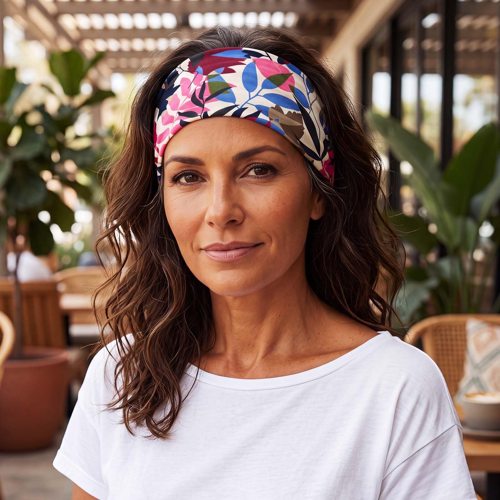 Bohend Boho Fasion Stirnband, breit, dehnbar, für den täglichen Gebrauch, Kopfbedeckung, Sport, Yoga, Fitnessstudio, Strand, Haarzubehör für Frauen und Grils, 8 Stück