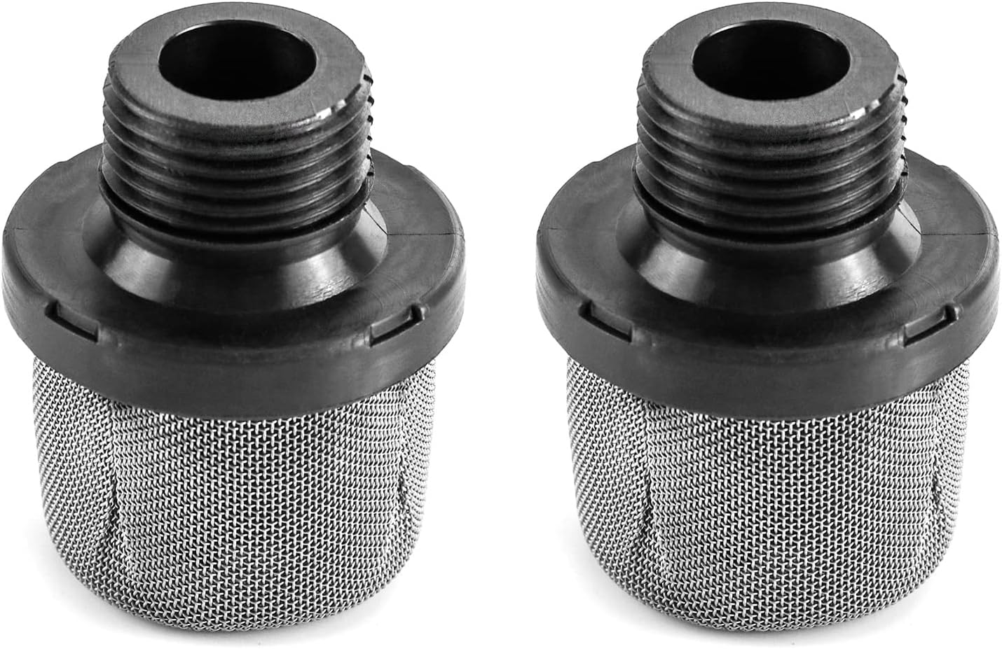 QWORK Airless Paint Sprayer Inlet Strainer, 2 Pcs 3/4 Inch Replacement Inlet Strainer Screen for Airless Paint Spray Gun