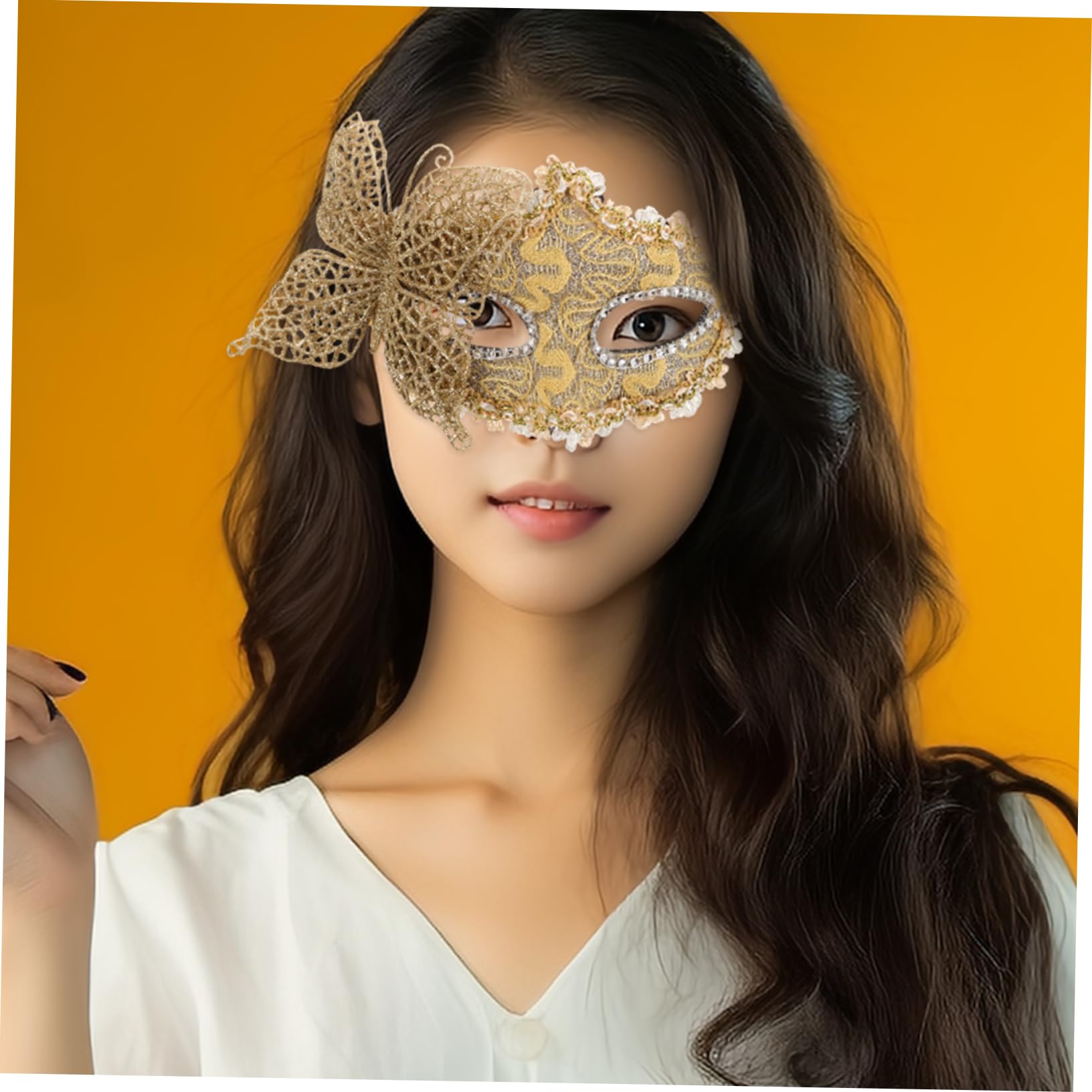 Healeved 5 Pezzi Maschera per Masquerade Design e Leggero Accessorio Versatile per Halloween e Festivi Adatta Comfort Assicurato