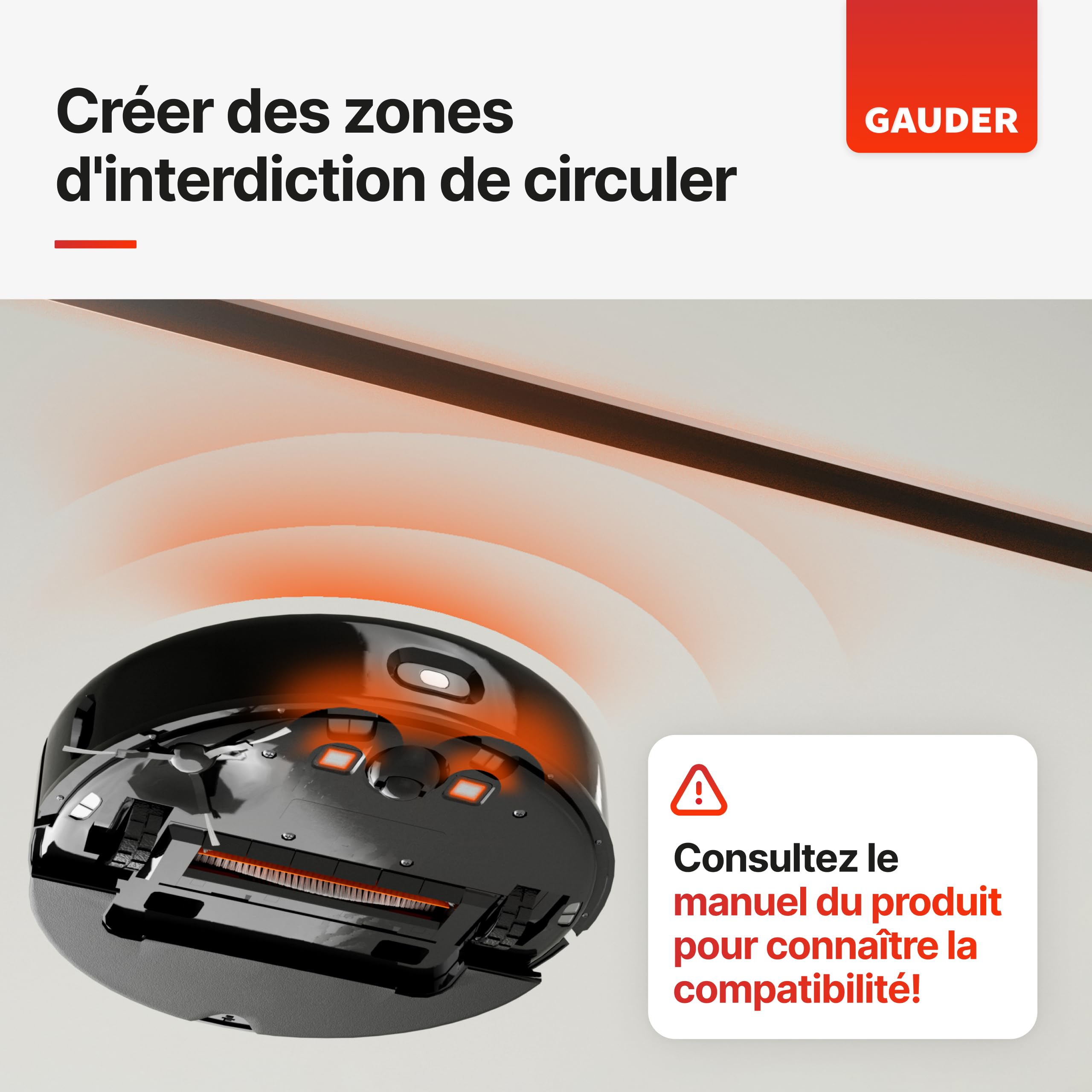 Bandes Magnétiques Pour Robots Aspirateurs Classic | Compatible Avec