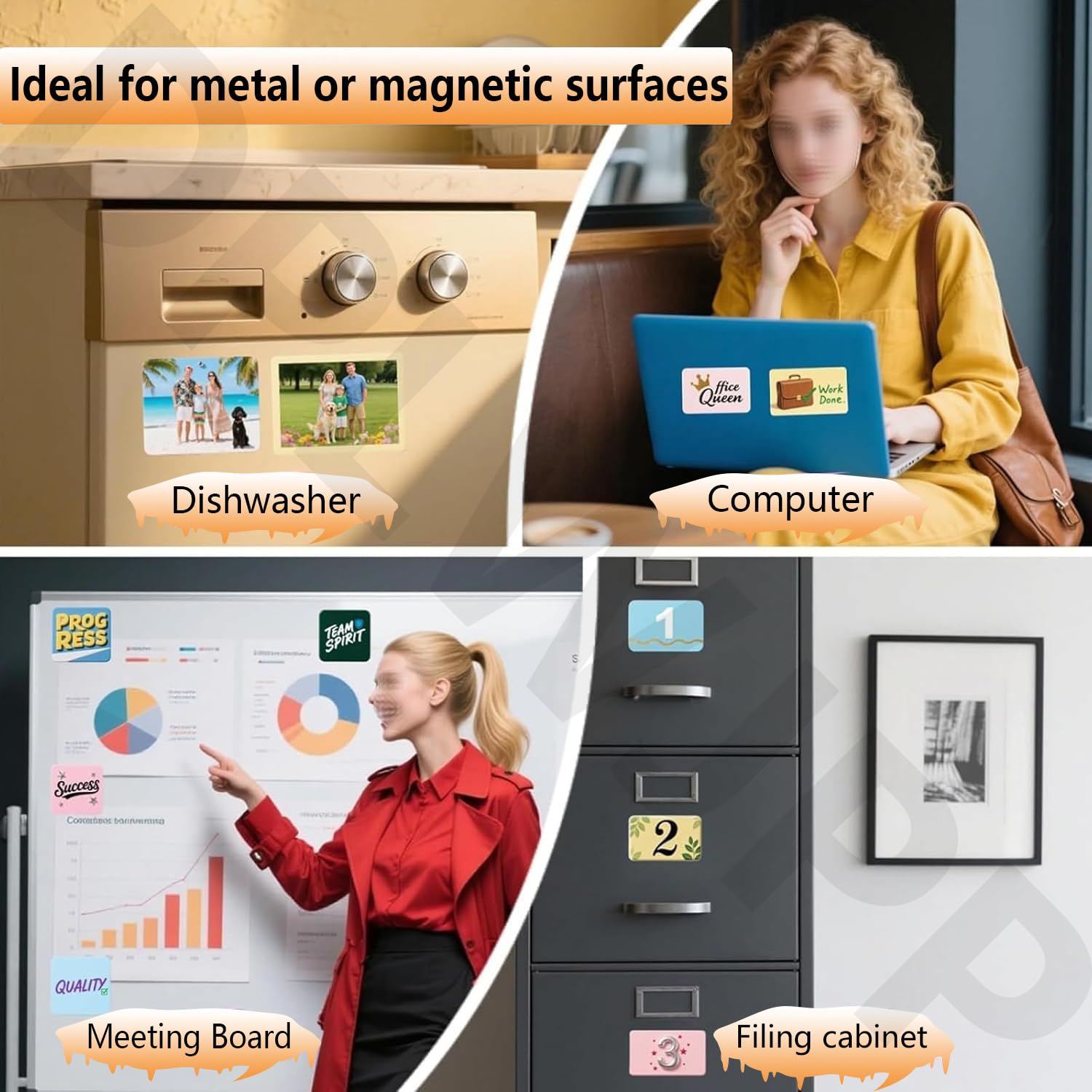Zestaw maszyn do robienia magnesów, prasa magnetyczna na lodówkę fotograficzną z kwadratowym przecinakiem magnetycznym, zawiera materiały kartonowe do magnesów 90 x 65 mm, łatwy w użyciu