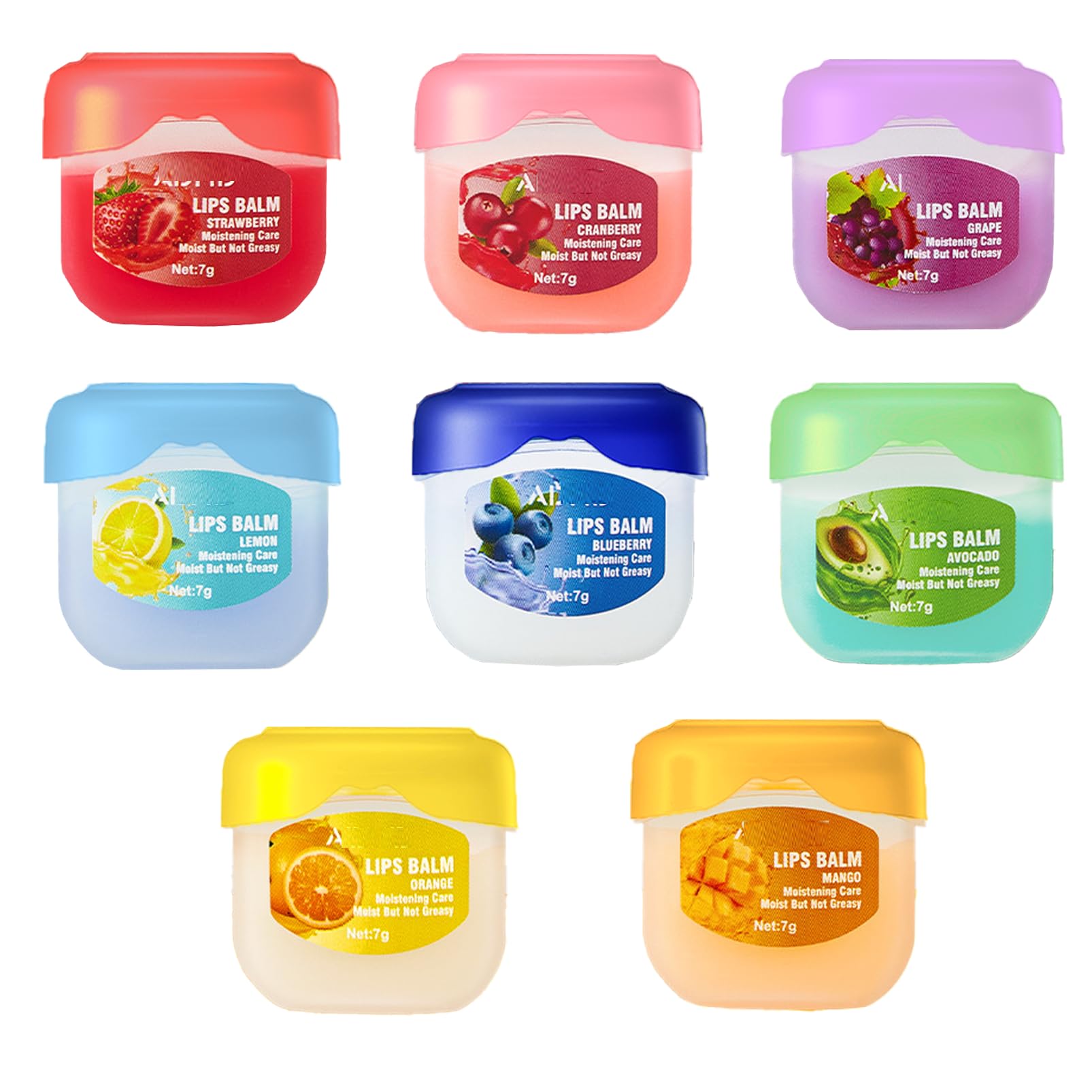 Lip Balm Set,Lip Balm Gift Set,8 Fruit-flavored Lip Balm Mini,Moisturizing Lip Balm Set,Christmas Lip Balm Gift Sets for Women&Girls,Soothing Hydrating Lip Repair Lip Crack Repair Lip Lines,Day&Night