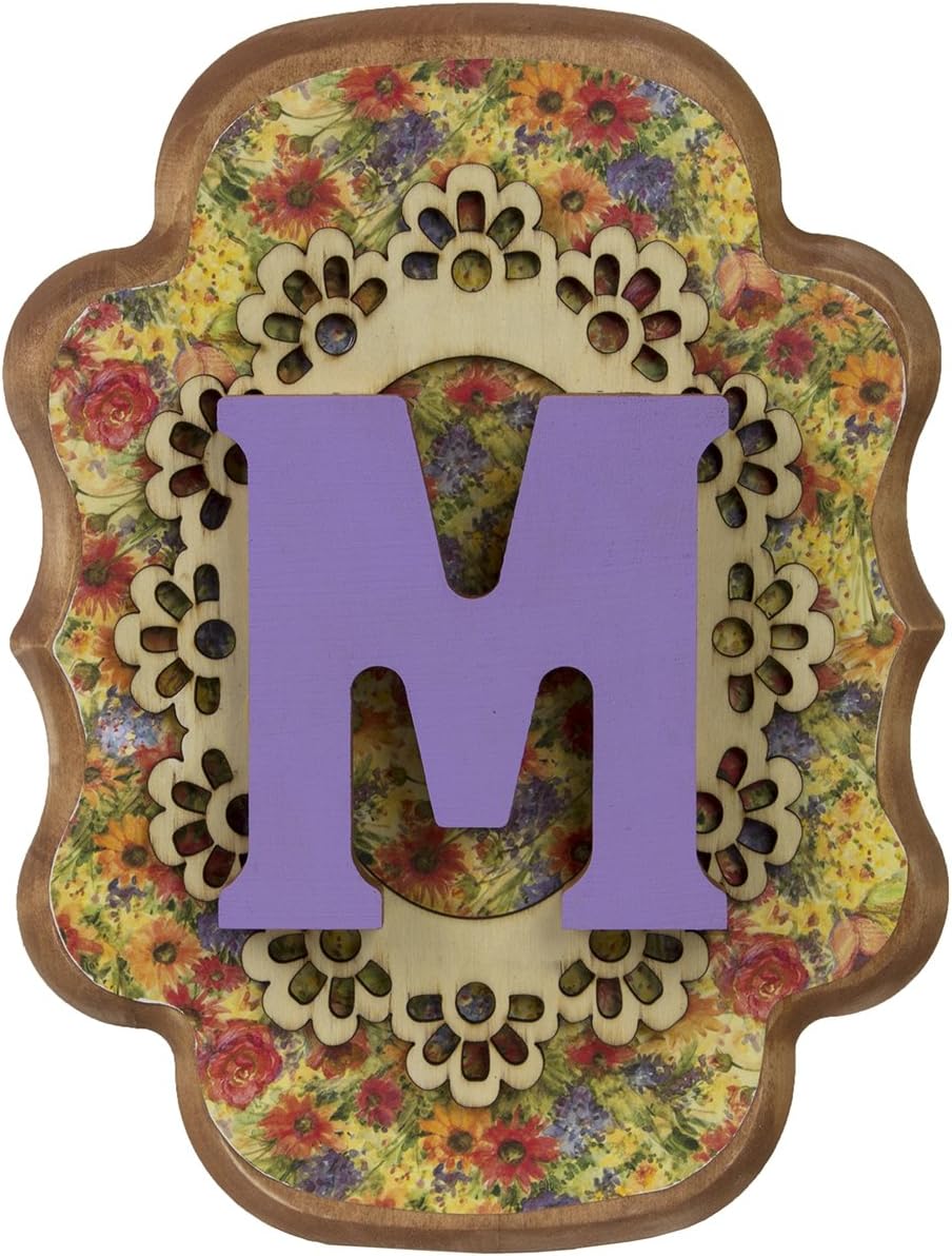 Walnut Hollow Wood Letter, 5 by 0.63-Inch, M