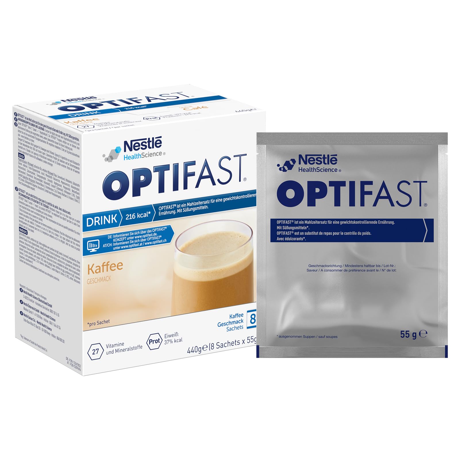 OPTIFAST home Drink Kaffee Pulver 8X55 g