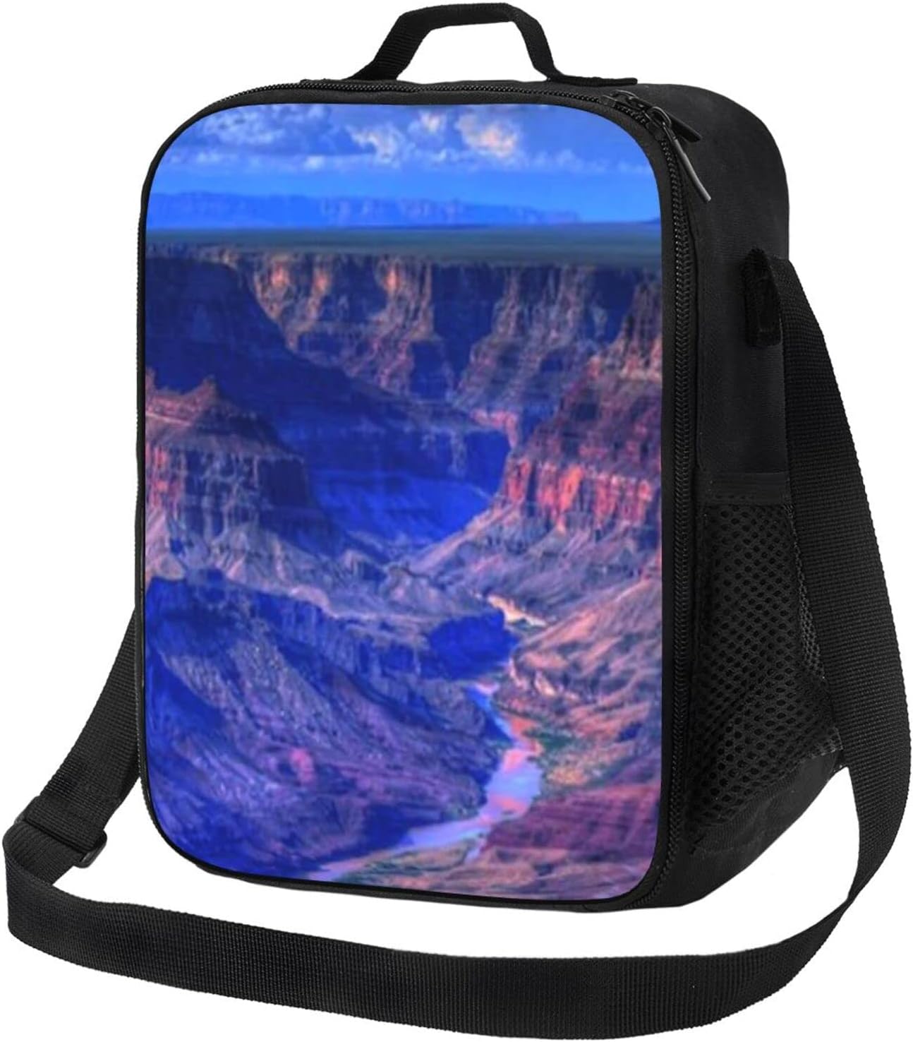 AABSTBFMBeauty Grand Canyon Printed Lunch Tote Bag Waterproof Lunch Bag Insulated Cooler Lunch Boxes for Men Women