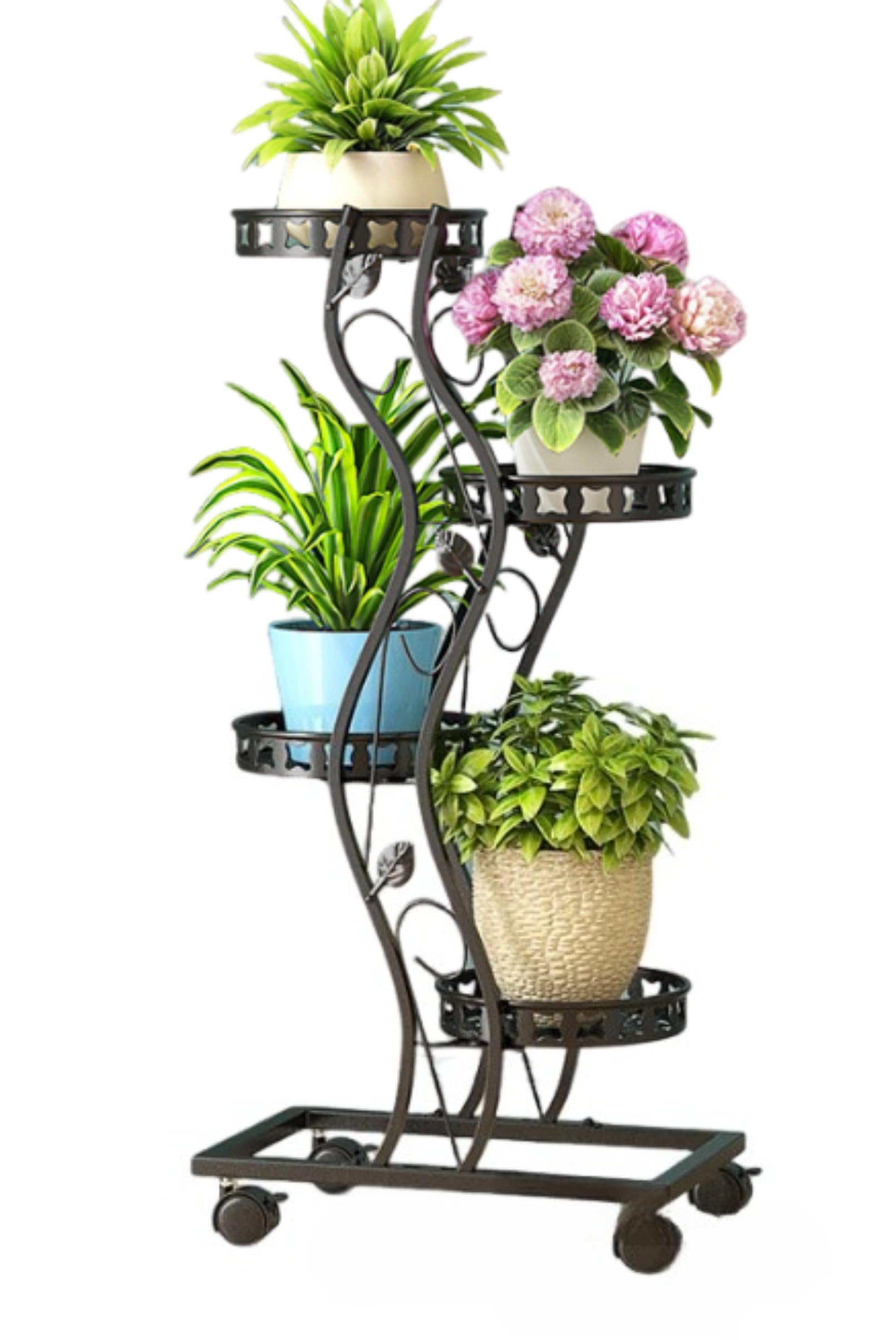 Amazon | Hanmidou 植物スタンド＆フラワーポットホルダー 5段