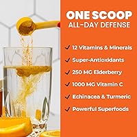 Vista 3 de GOBIOTIX Vitamina C - Suplemento de apoyo de defensa inmunológica - Potenciador de bienestar en polvo de inmunidad - Superalimento vegano - Baya