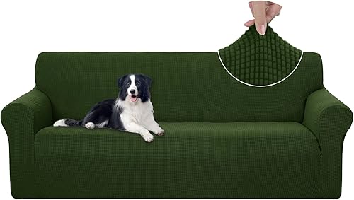 Miniatura 46 de U-NICE HOME Funda para sofá biplaza elástica, cubierta para sofá, funda para sillón, protector de muebles para sofá con 2 cojines, funda para sofá