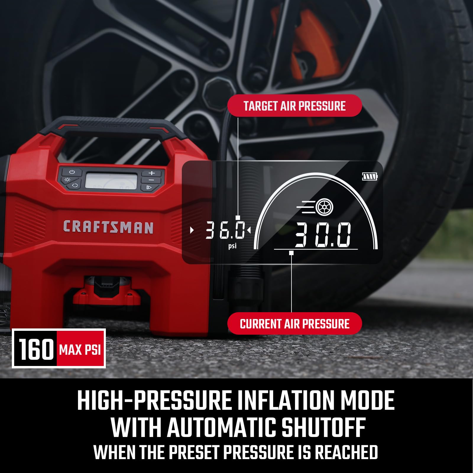CRAFTSMAN 3-in-1 Inflator Vacuum Blower -7