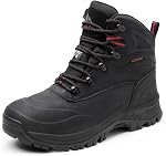 NORTIV 8 L'hiver insonorisé et imperméable des hommes Snow Bottes Chaussures de construction de travail de randonnée TUNDRA