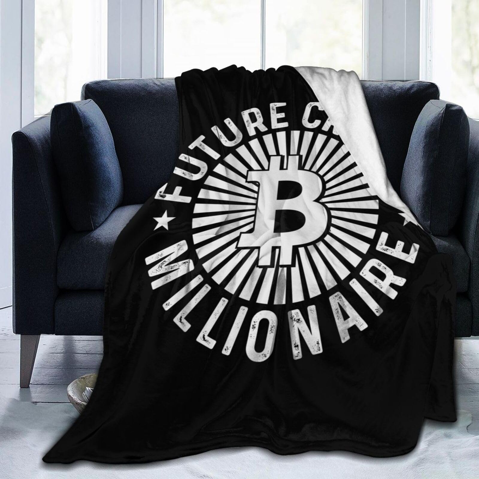 Amazon.com: Future Bitcoin Crypto Millionaire - Manta para sofá, cama,  sofá, súper suave y acogedora, manta de 40 x 30 pulgadas : Hogar y Cocina