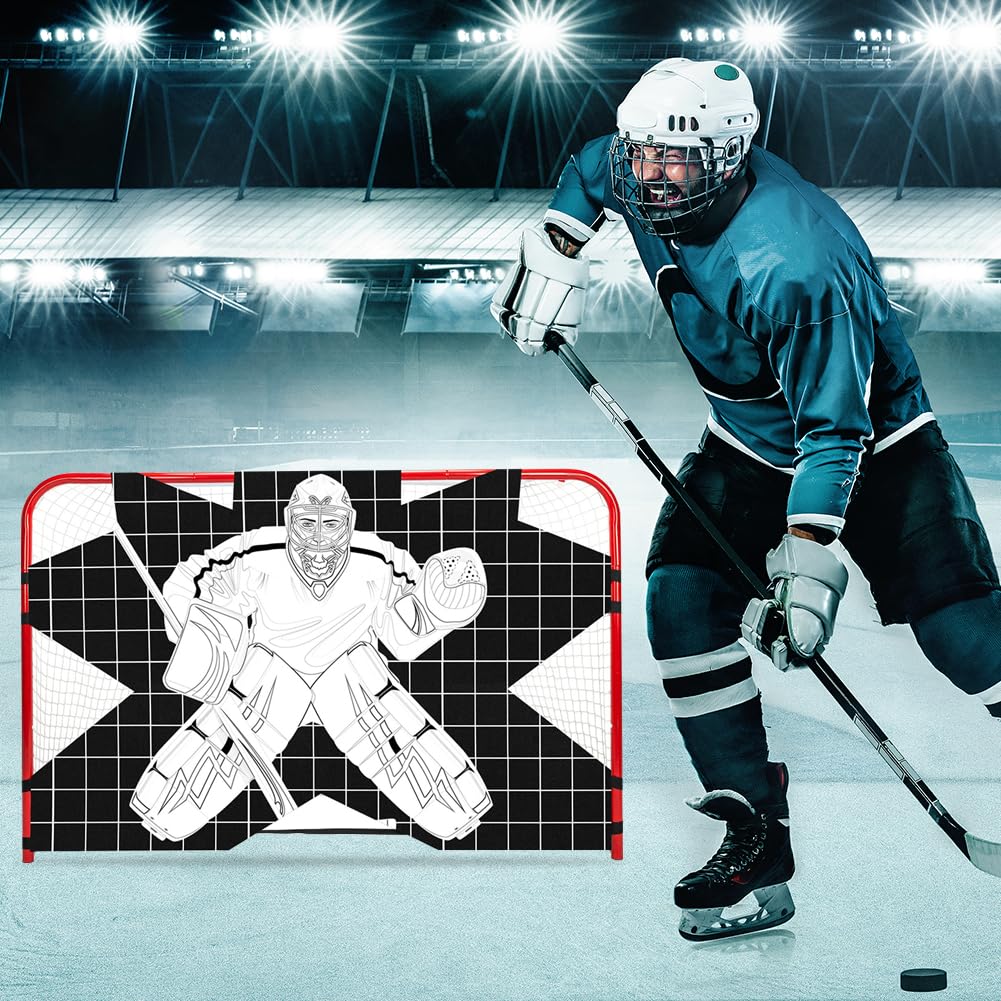 Generic Rete da portiere per hockey su strada, bersaglio da hockey, per allenamento di precisione