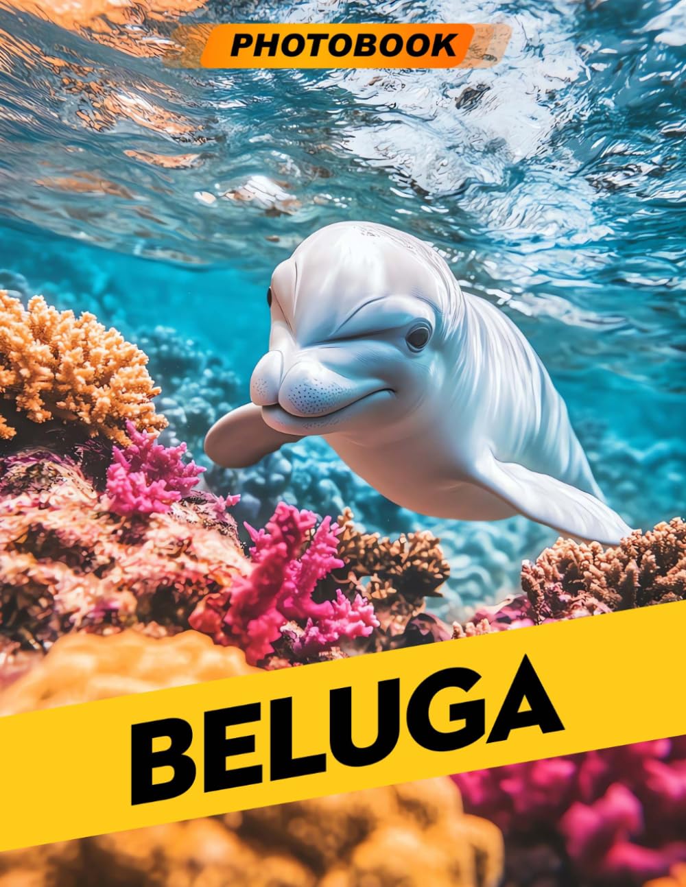 Beluga Photo Book: Majestic Marine Mammal Photography Showcasing Graceful White Whales In Stunning Underwater Scenes For Ocean Lovers And Relaxation