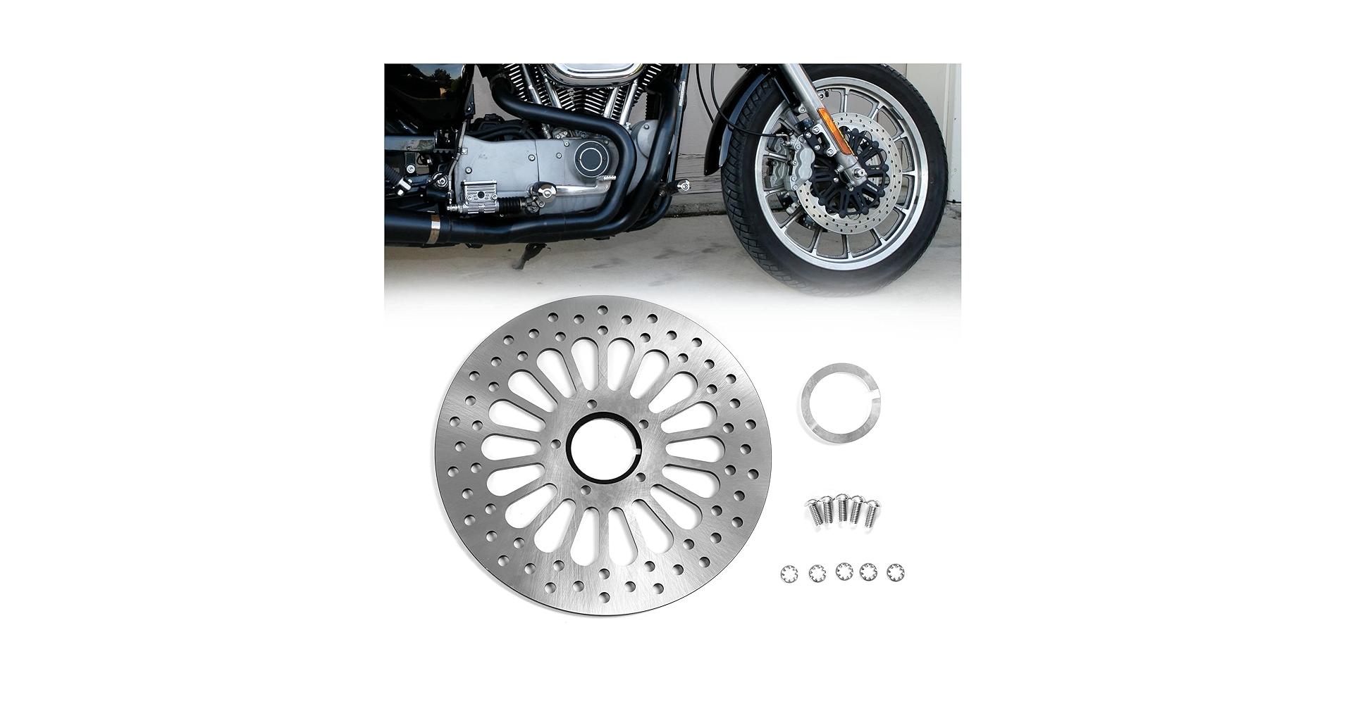 Amazon | 11.5インチフロントディスクブレーキローターは