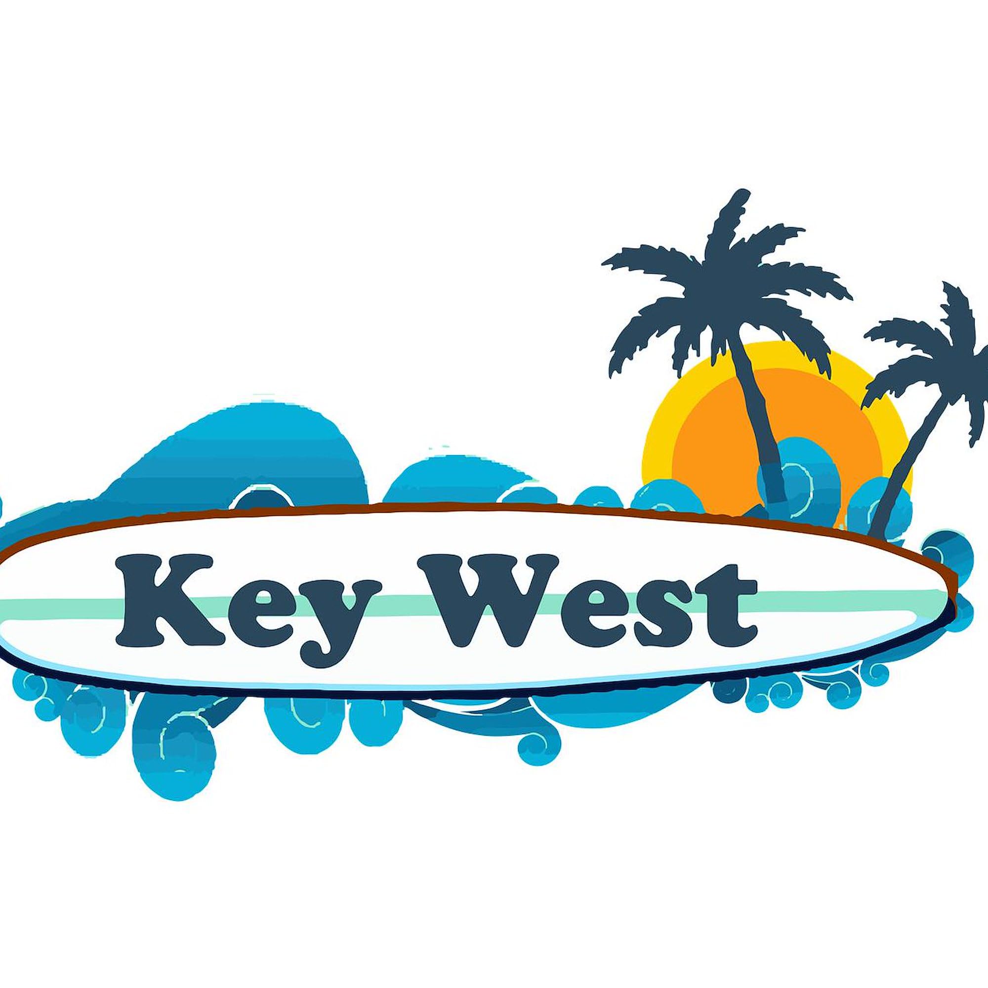 CafePress Key West Surf Design. Patches 4
