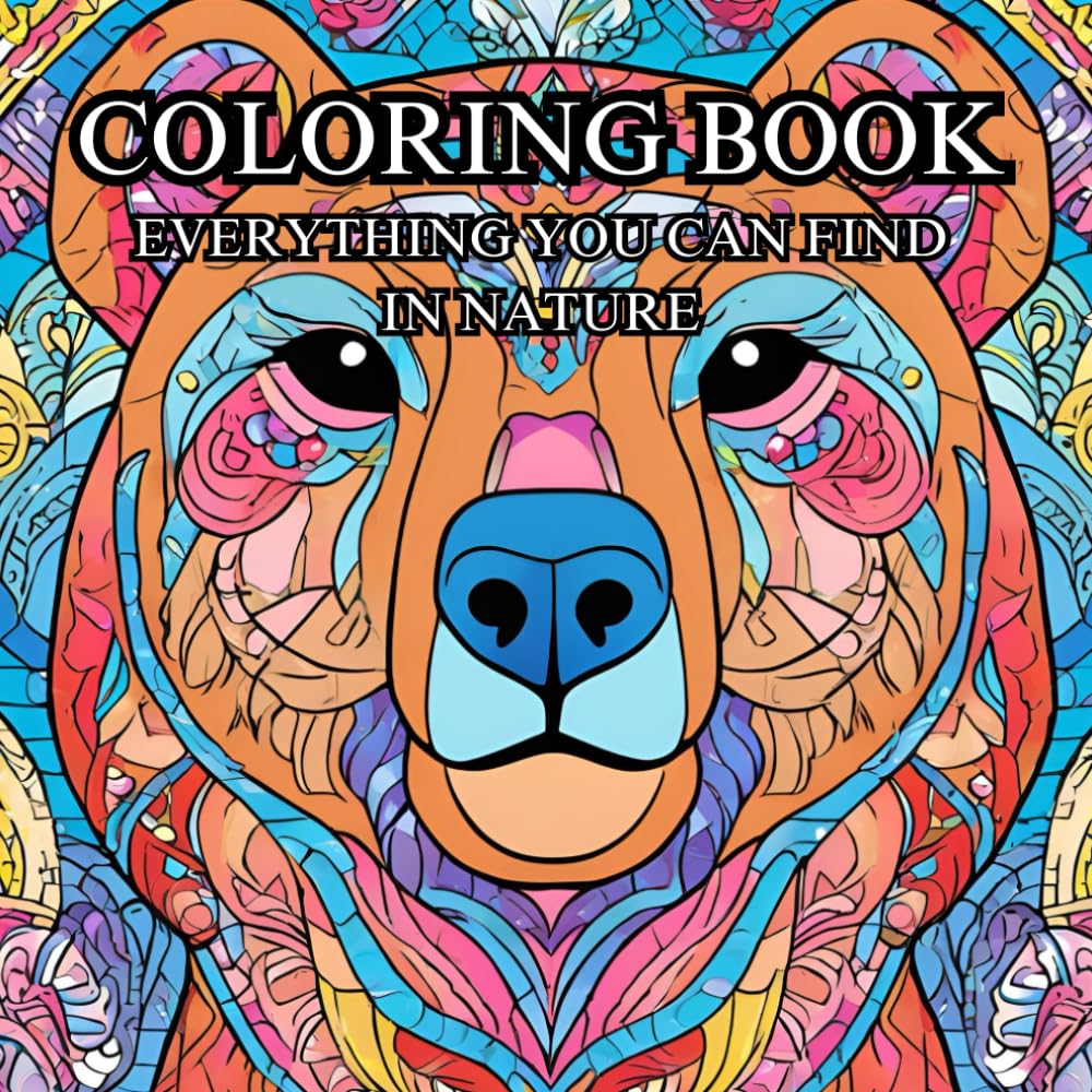 Serene Nature: Adult Coloring book For Stress Relief: Relax and Unwind with the Beauty of Nature Beyond the Busy Life