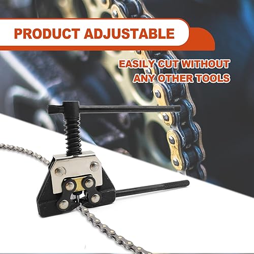 Miniatura 7 de Herramienta separadora de cadena de rodillos para #25#35#41#40#50#60 415H, 428H, 520, 530 cadenas de rodillos de motocicleta, bicicleta, Go Kart,