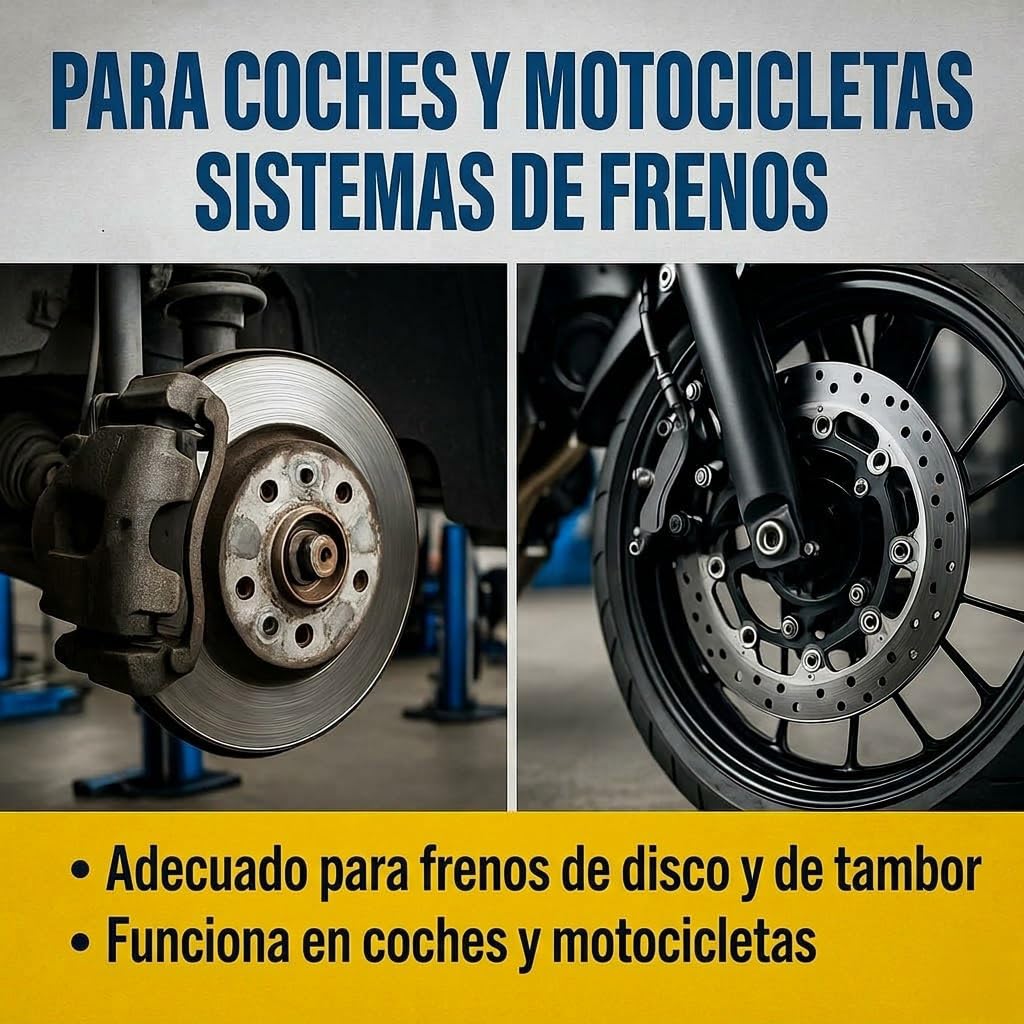 GiDeli Limpiador de frenos, 4 bidones de 5 l, para coche, moto y bicicleta, elimina aceite, grasa, polvo de frenos, restos de pegamento, desengrasante para taller, secado rápido, sin dejar residuos