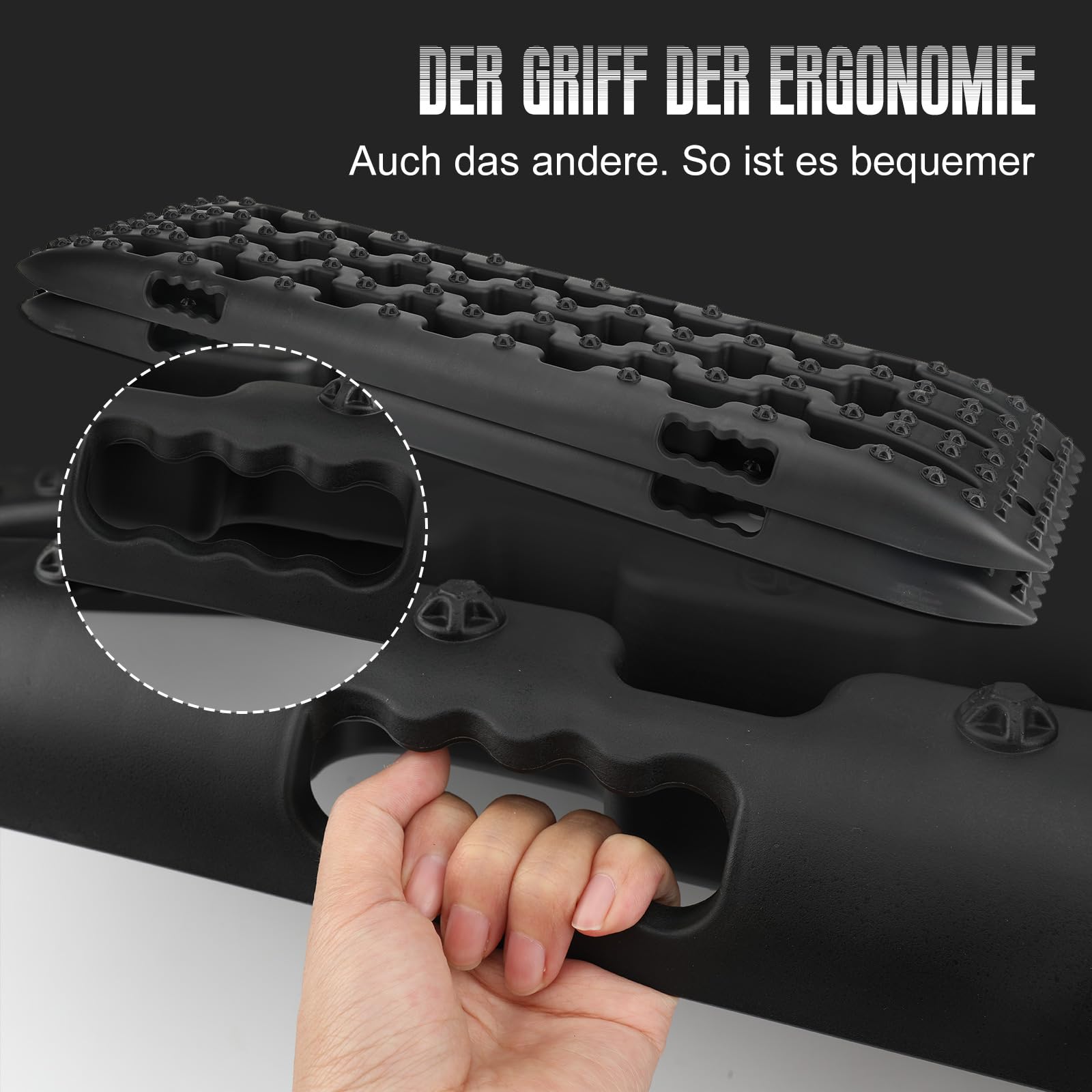 CStern Tavole Di Recupero Per Fuoristrada - 2 Pezzi, Per Fango, Sabbia E Neve, Blu - Foto 8